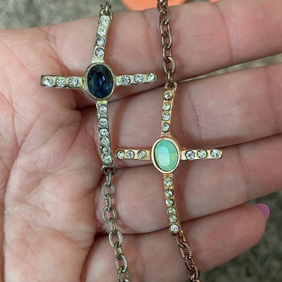 Set of two Diana Warner cross bracelets - Picture 3 of 3